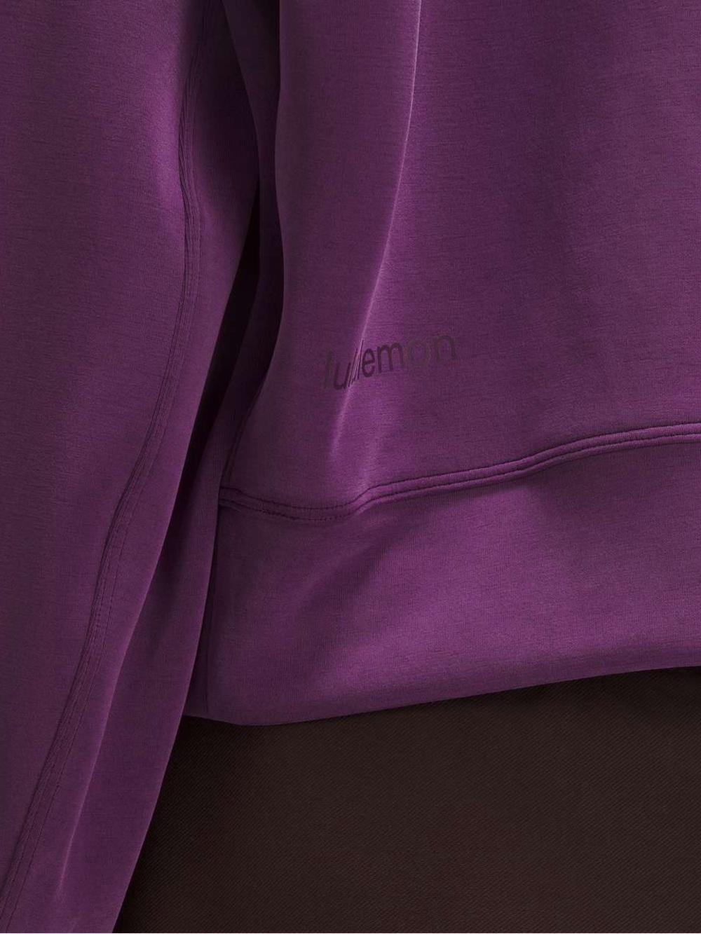 Lululemon Women’s Softstreme Perfectly Oversized Crewneck Sweatshirt Purple *t - Picture 11 of 11